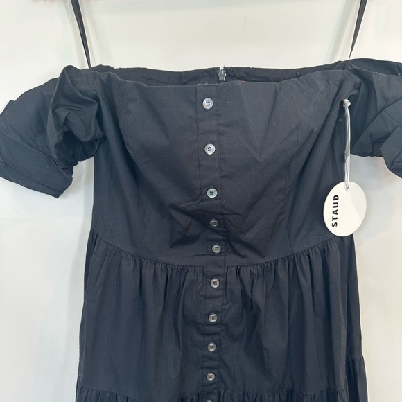 Staud Elio Dress in Black - Picture 9 of 16